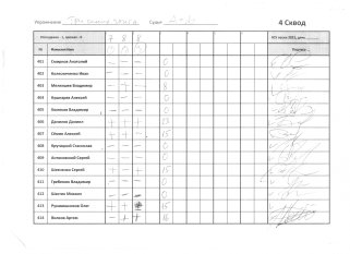 Три синих гонга 4ск